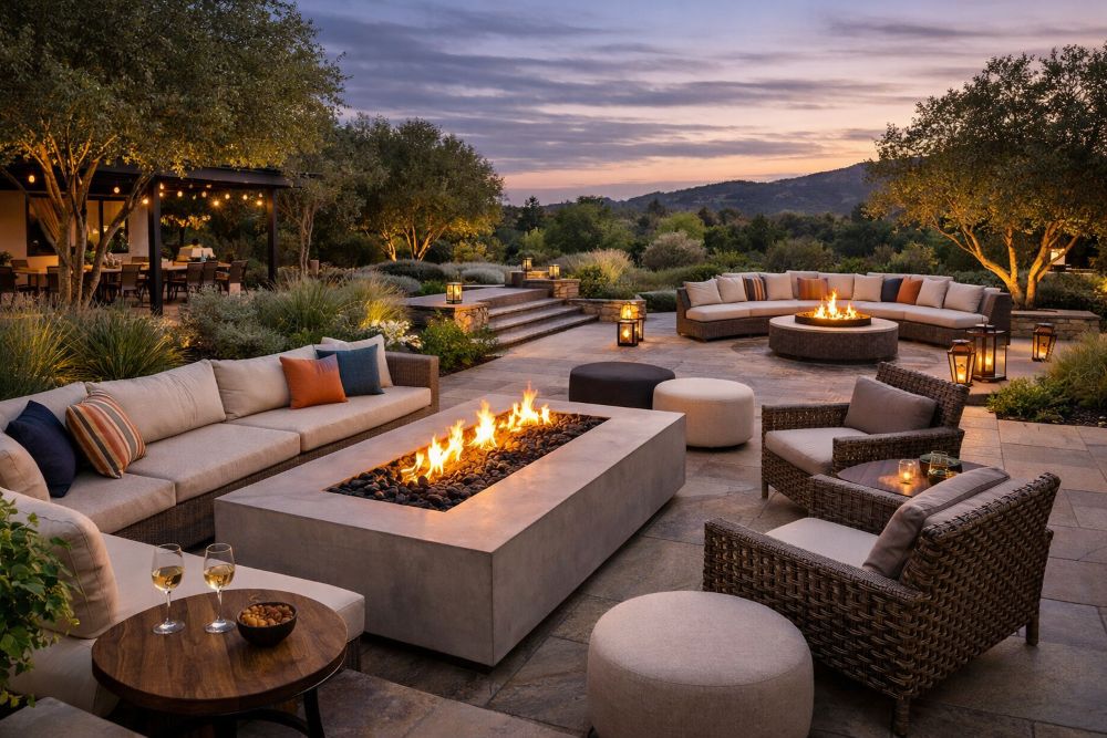 Fire Tables and Flexible Gathering Spaces