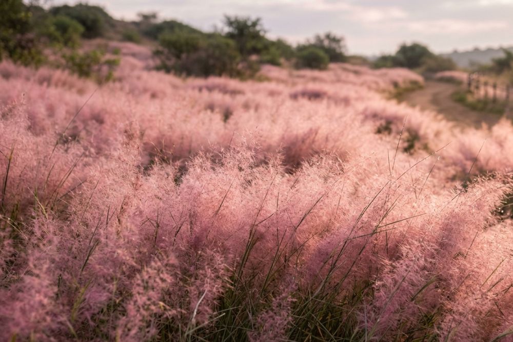 Pink Mulshy Grass